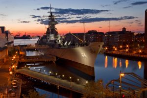 Norfolk Virginia at Sunset